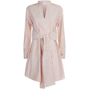Sandro Striped Tie-front Shirt Dress
